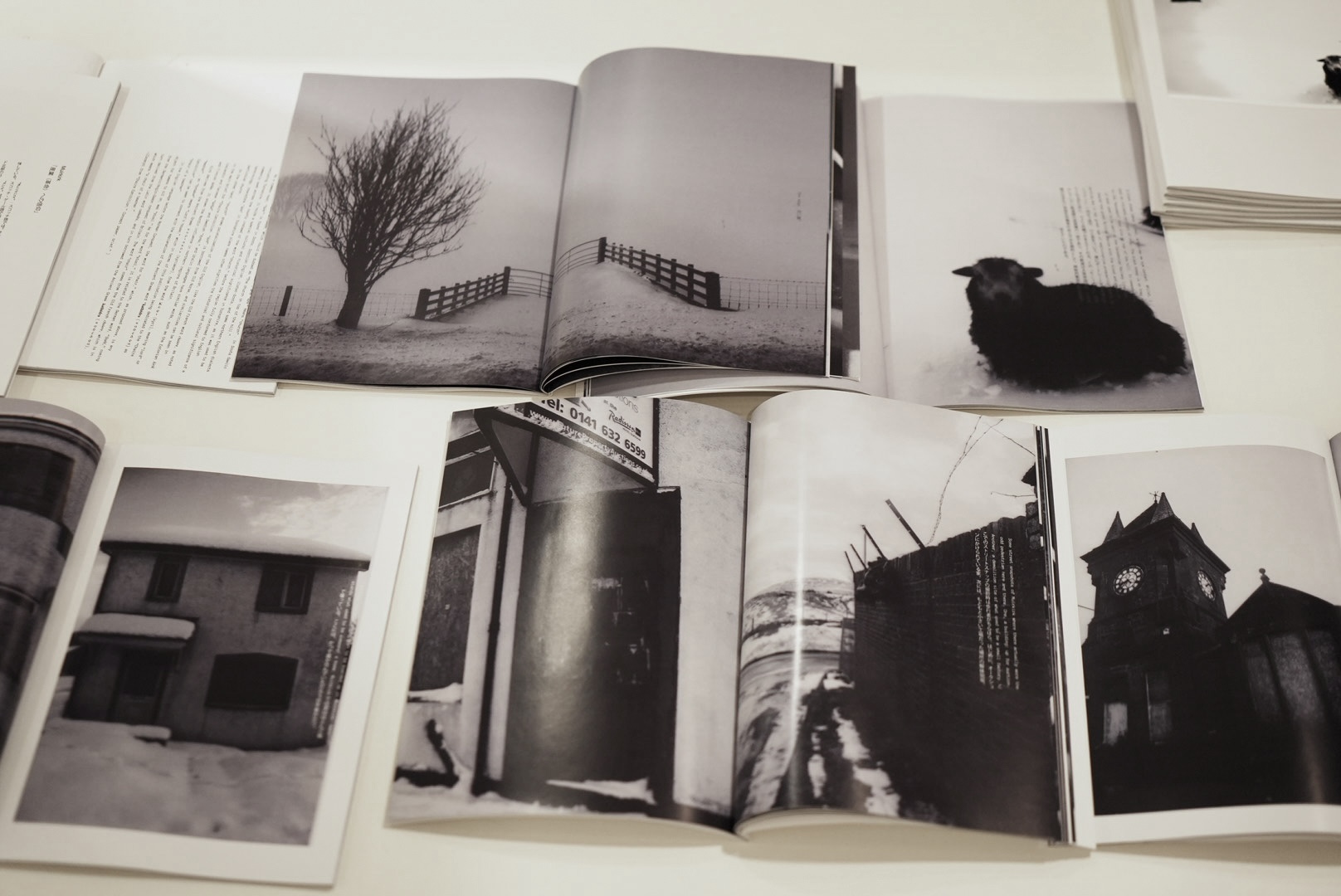 Open spreads of the Muirkirk Faith in Industry book