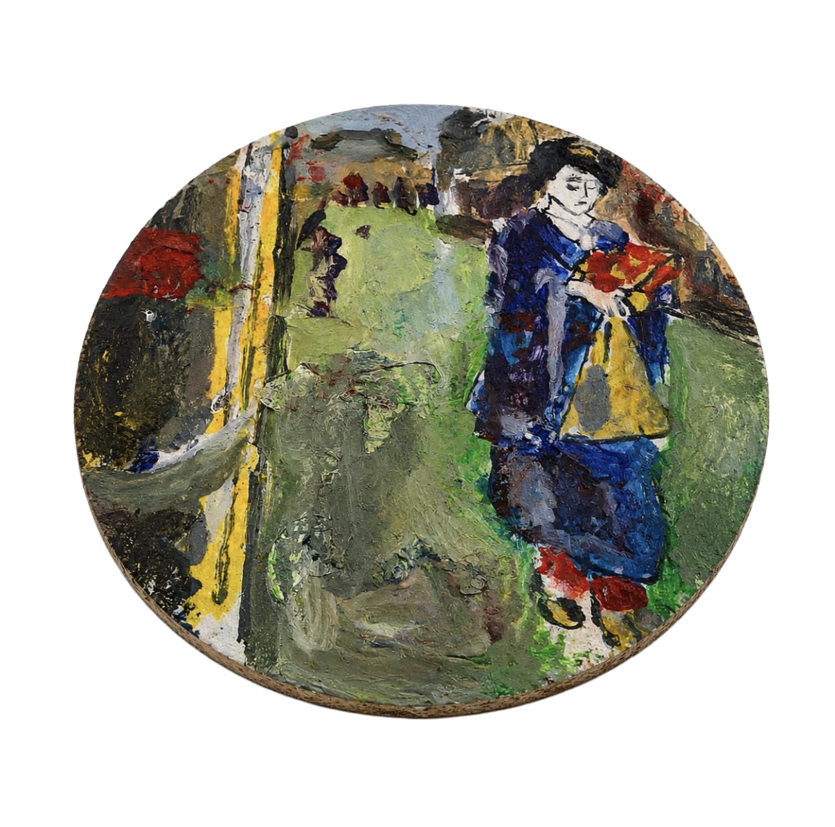 Painted coaster 3