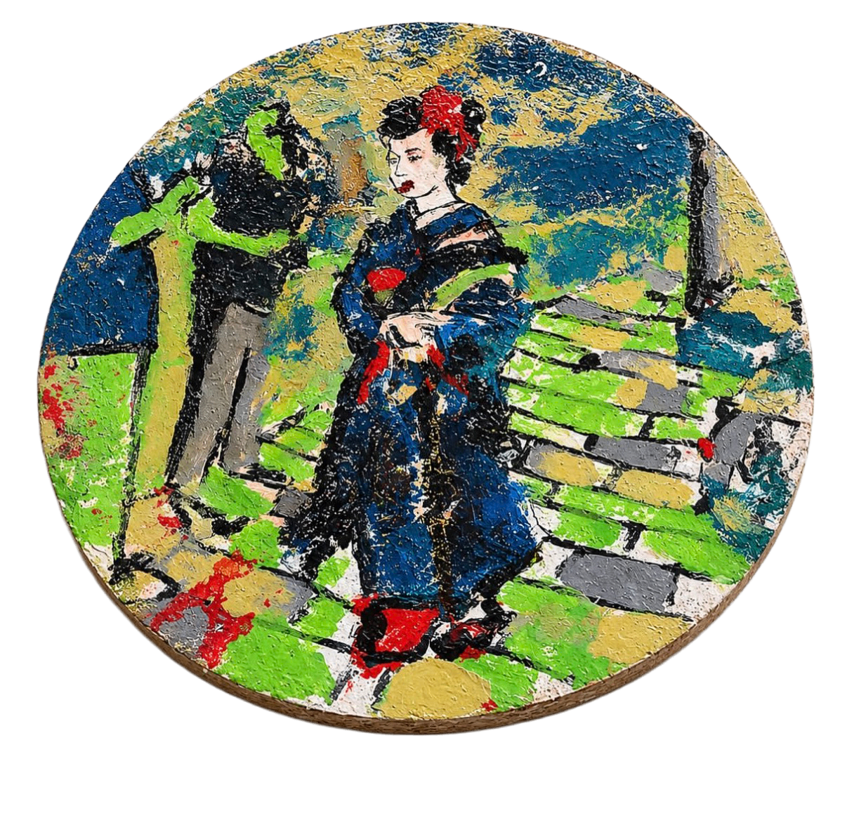 Painted coaster 5
