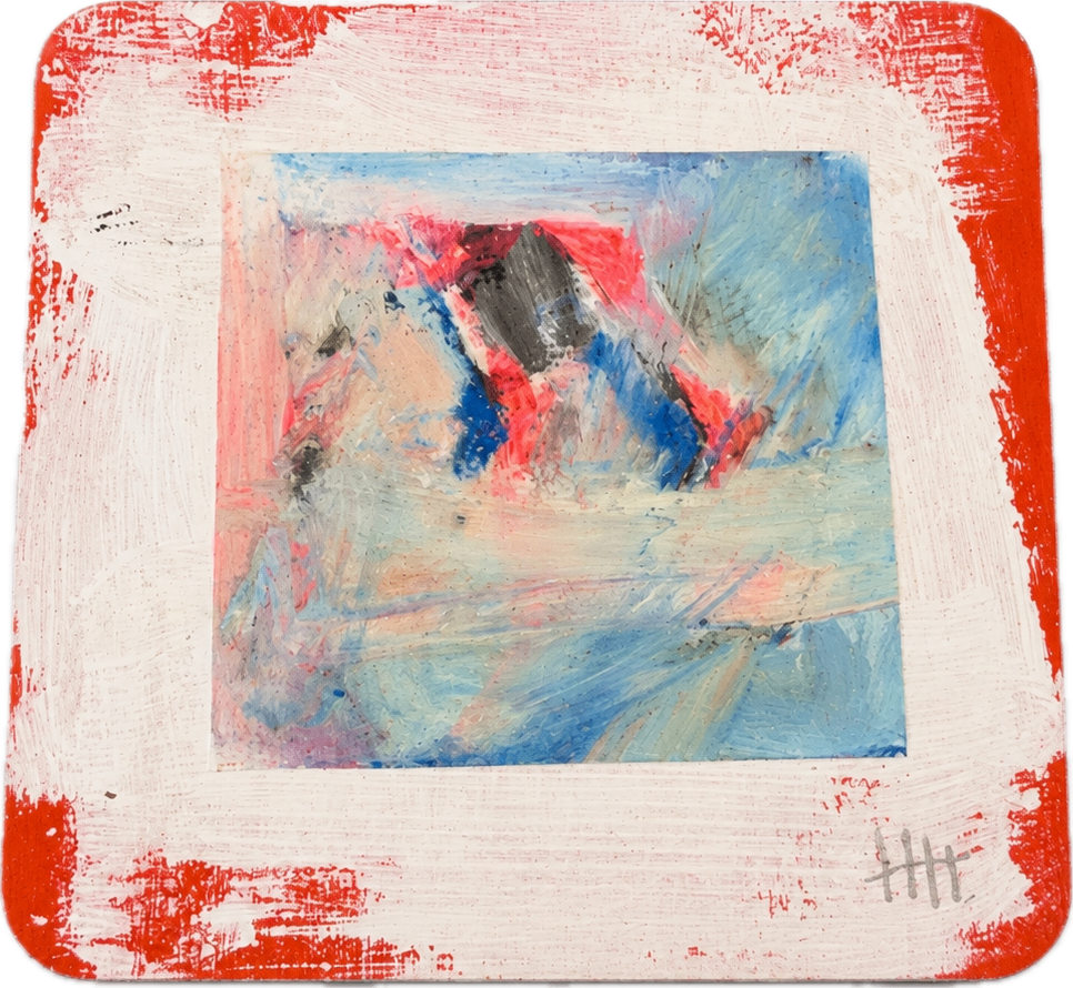 Painted coaster 15