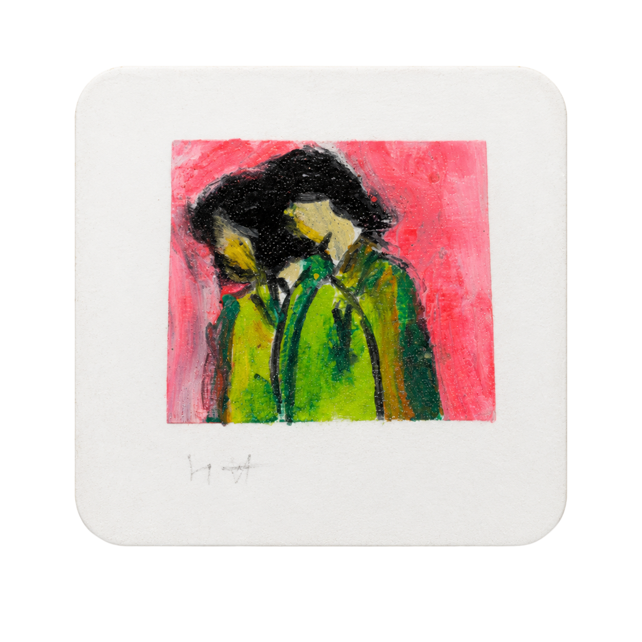 Painted coaster 10