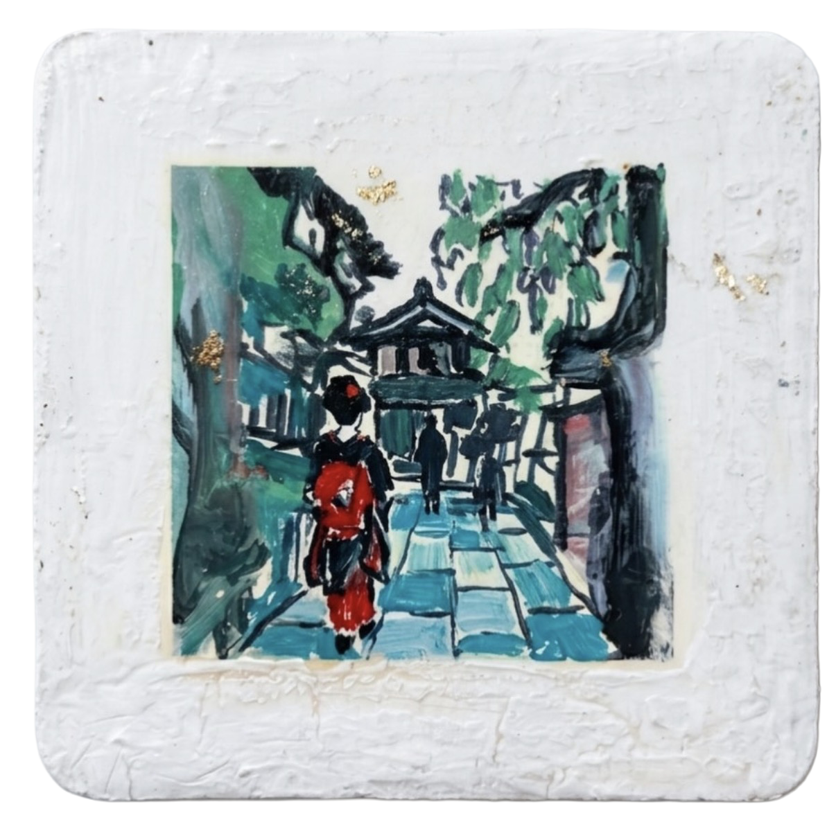 Painted coaster 9
