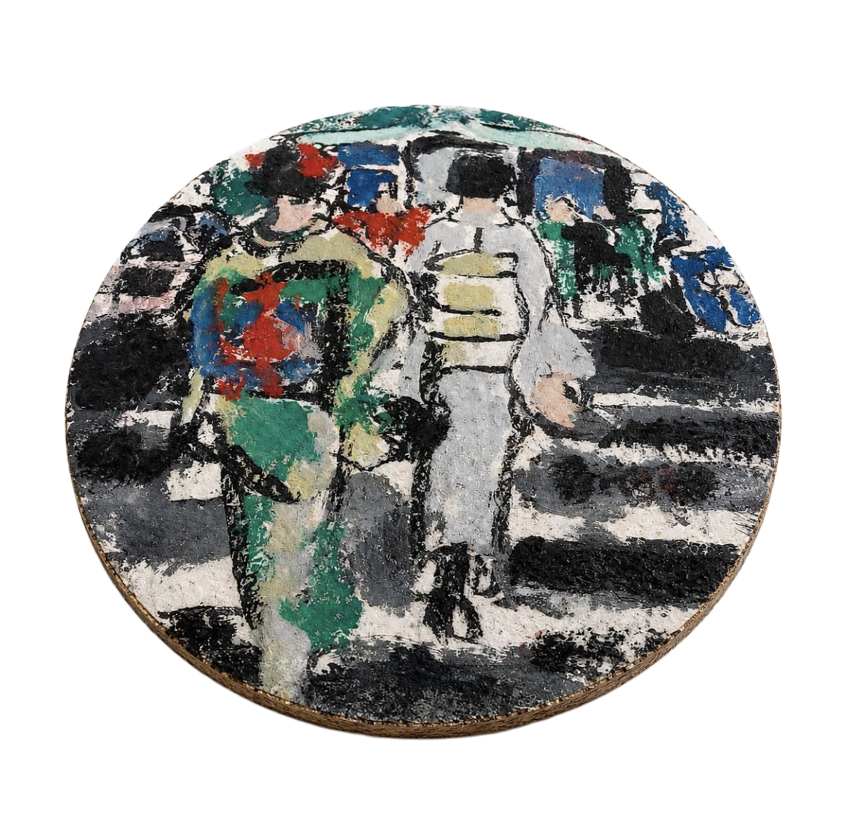 Painted coaster 4
