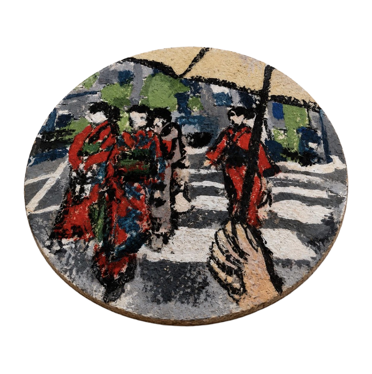Painted coaster 2